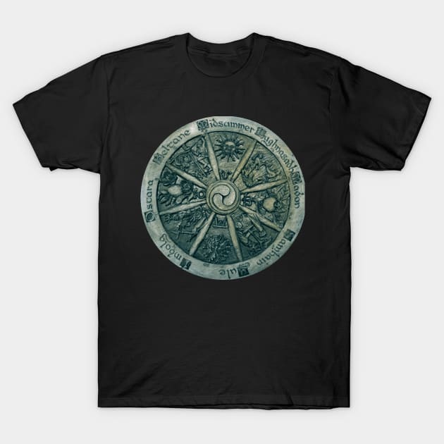 Wheel of the Year T-Shirt by Kinship Arts